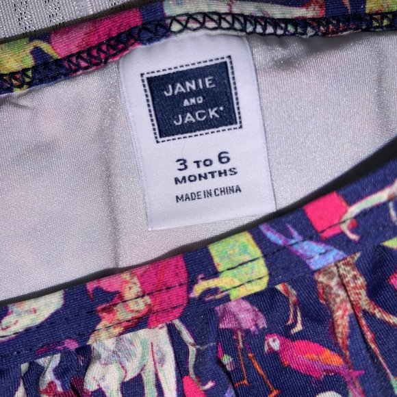 Janie and Jack Girls Swim Bathing Suit 3-6 months - Picture 2 of 2